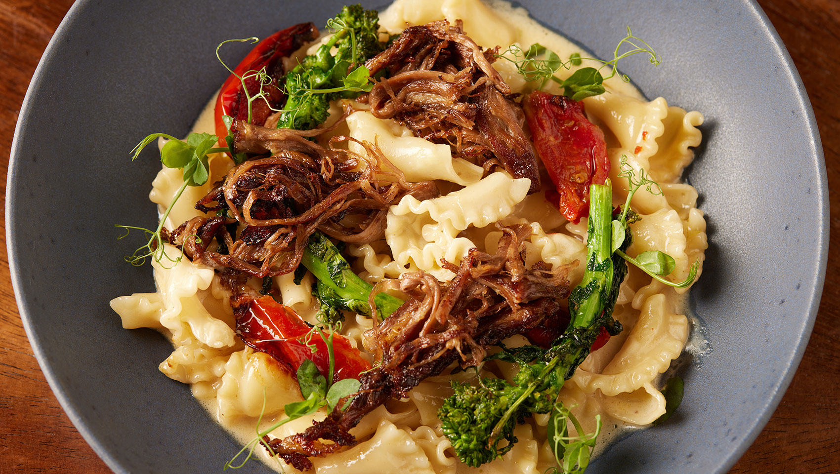 pasta entree at willowsong